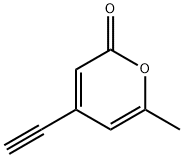 2H-Pyran-2-one, 4-ethynyl-6-methyl- (9CI) 구조식 이미지