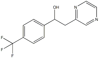 2-피라진-2-YL-1-(4-트리플루오로메틸페닐)에탄올 구조식 이미지