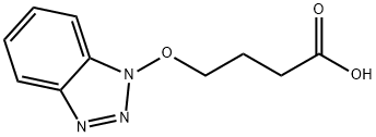 4-(1H-BENZO[D][1,2,3]TRIAZOL-1-YLOXY)BUTANOIC ACID Structure