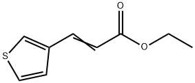 2-PROPENOIC ACID, 3-(3-THIENYL)-, ETHYL ESTER Structure