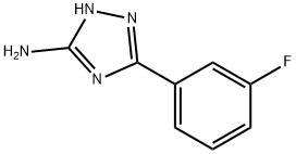 5-(3-fluorophenyl)-4H-1,2,4-triazol-3-amine(SALTDATA: FREE) 구조식 이미지