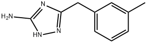 5-(3-Methylbenzyl)-4H-1,2,4-triazol-3-amine 구조식 이미지