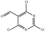 2,4,6-TRICHLORO-PYRIMIDINE-5-CARBALDEHYDE Structure
