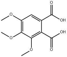 3,4,5-trimethoxyphthalic acid 구조식 이미지