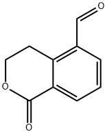 3,4-Dihydro-1-oxo-1H-2-benzopyran-5-carbaldehyde Structure