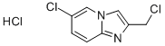 6-CHLORO-2-(CHLOROMETHYL)IMIDAZO[1,2-A]PYRIDINE HYDROCHLORIDE Structure