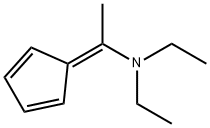 에탄아민,1-(2,4-시클로펜타디엔-1-일리덴)-N,N-디에틸-(9CI) 구조식 이미지