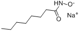 CAPRYLOHYDROXAMIC ACID SODIUM SALT Structure