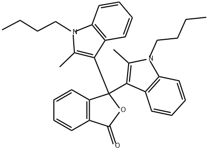 50292-91-6 3,3-bis(1-butyl-2-methyl-1H-indol-3-yl)phthalide