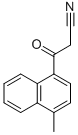 3-(4-메틸-1-나프틸)-3-옥소프로판니트릴 구조식 이미지