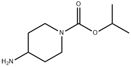 이소프로필4-아미노피페리딘-1-카르복실레이트 구조식 이미지