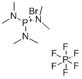 Bromotris(dimethylamino)phosphonium hexafluorophosphate Structure