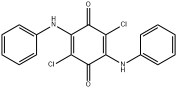 2,5-디클로로-3,6-비스(페닐아미노)시클로헥사-2,5-디엔-1,4-디온 구조식 이미지
