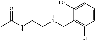 아세트아미드,N-[2-[[(2,6-디히드록시페닐)메틸]아미노]에틸]-(9CI) 구조식 이미지