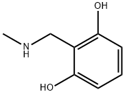 1,3-Benzenediol, 2-[(methylamino)methyl]- (9CI) Structure