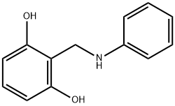 1,3-Benzenediol, 2-[(phenylamino)methyl]- (9CI) Structure