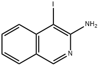 4-Iodoisoquinolin-3-aMine 구조식 이미지