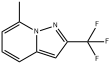 Pyrazolo[1,5-a]pyridine, 7-methyl-2-(trifluoromethyl)- (9CI) Structure