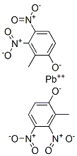 Phenol, 2-methyldinitro-, lead salt Structure