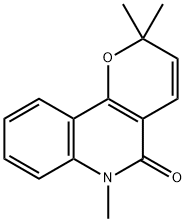2,2,6-Trimethyl-2,6-dihydro-5H-pyrano[3,2-c]quinoline-5-one 구조식 이미지
