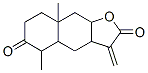 3a,4a,5,7,8,8a,9,9a-Octahydro-5,8a-dimethyl-3-methylenenaphtho[2,3-b]furan-2,6(3H,4H)-dione Structure