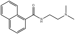 N-[2-(디메틸아미노)에틸]나프탈렌-1-카르복스아미드 구조식 이미지