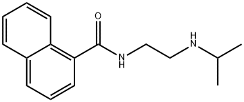 N-[2-(Isopropylamino)ethyl]-1-naphthalenecarboxamide Structure