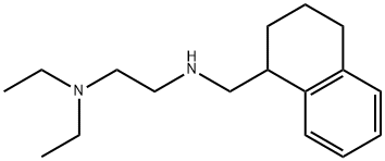 N,N-Diethyl-N'-[(1,2,3,4-tetrahydronaphthalen-1-yl)methyl]-1,2-ethanediamine Structure