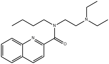 N-Butyl-N-[2-(diethylamino)ethyl]-2-quinolinecarboxamide Structure