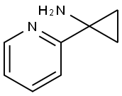 Cyclopropanamine, 1-(2-pyridinyl)- (9CI) Structure