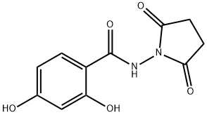 벤즈아미드,N-(2,5-디옥소-1-피롤리디닐)-2,4-디히드록시-(9CI) 구조식 이미지