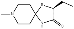(2S)-2-Ethyl-8-methyl-1-thia-4,8-diazaspiro[4,5]decan-3-one Structure