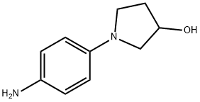 1-(4-아미노페닐)-3-피롤리디놀 구조식 이미지