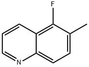 Quinoline, 5-fluoro-6-methyl- (9CI) Structure