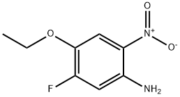 벤젠아민,4-에톡시-5-플루오로-2-니트로-(9CI) 구조식 이미지