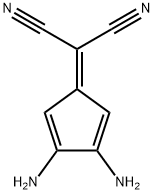 Propanedinitrile,  (3,4-diamino-2,4-cyclopentadien-1-ylidene)-  (9CI) Structure