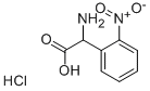 AMINO-(2-NITRO-PHENYL)-ACETIC ACID HYDROCHLORIDE 구조식 이미지