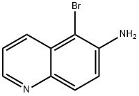 6-Quinolinamine,5-bromo-(9CI) 구조식 이미지