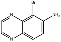 5-Bromoquinoxalin-6-amine Structure