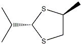 1,3-Dithiolane,4-methyl-2-(1-methylethyl)-,trans-(9CI) Structure
