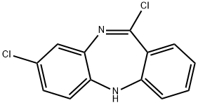 8,11-Dichloro-5H-dibenzo[b,e][1,4]diazepine Structure