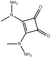 3,4-BIS(1-METHYLHYDRAZINO)CYCLOBUT-3-ENE-1,2-DIONE Structure