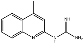 구아니딘,(4-메틸-2-퀴놀리닐)-(9CI) 구조식 이미지
