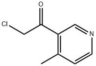 Ethanone, 2-chloro-1-(4-methyl-3-pyridinyl)- (9CI) 구조식 이미지