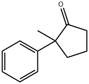 2-METHYL-2-PHENYL-CYCLOPENTANONE 구조식 이미지