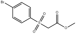 Метиловый эфир (4-бромфенилсульфонил)уксусной кислоты структурированное изображение