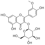 ISORHAMNETIN-3-GLUCOSIDE Structure