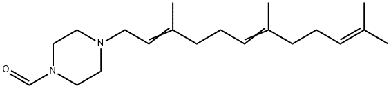 4-(3,7,11-Trimethyl-2,6,10-dodecatrienyl)-1-piperazinecarbaldehyde Structure