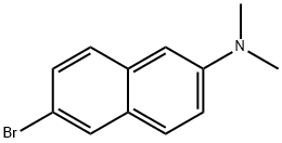 6-bromo-N,N-dimethylnaphthalen-2-amine 구조식 이미지