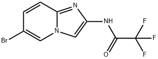 N-(6-BroMoiMidazo[1,2-a]pyridin-2-yl)-2,2,2-trifluoroacetaMide Structure